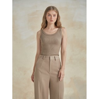 COCO SIN - Áo Tanktop Thun Nâu