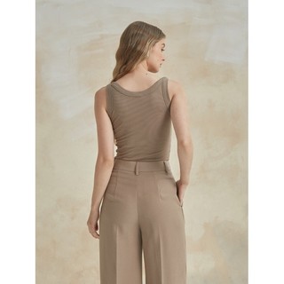 COCO SIN - Áo Tanktop Thun Nâu