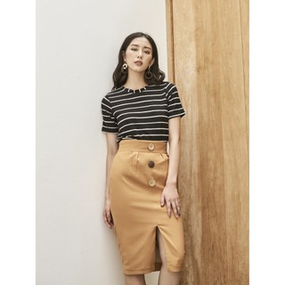 COCO SIN - Áo Sọc Trắng Đen Basic
