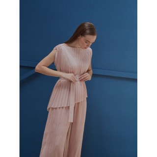 COCO SIN - Áo Sát Nách Dập Ly Hồng Pastel