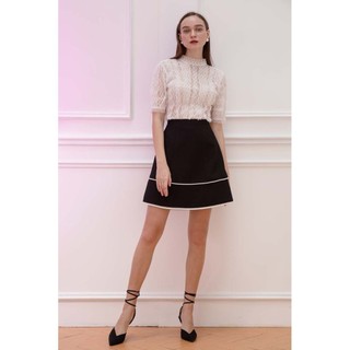 COCO SIN - Áo Ren Trắng Tay Lỡ