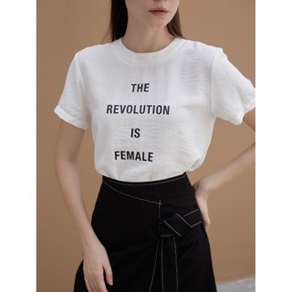 COCO SIN - Áo Lụa Trắng The Revolution & Đen Minimalist