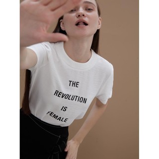 COCO SIN - Áo Lụa Trắng The Revolution & Đen Minimalist
