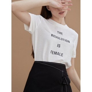 COCO SIN - Áo Lụa Trắng The Revolution & Đen Minimalist