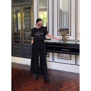COCO SIN - Áo Lụa Trắng The Revolution & Đen Minimalist