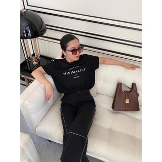 COCO SIN - Áo Lụa Trắng The Revolution & Đen Minimalist