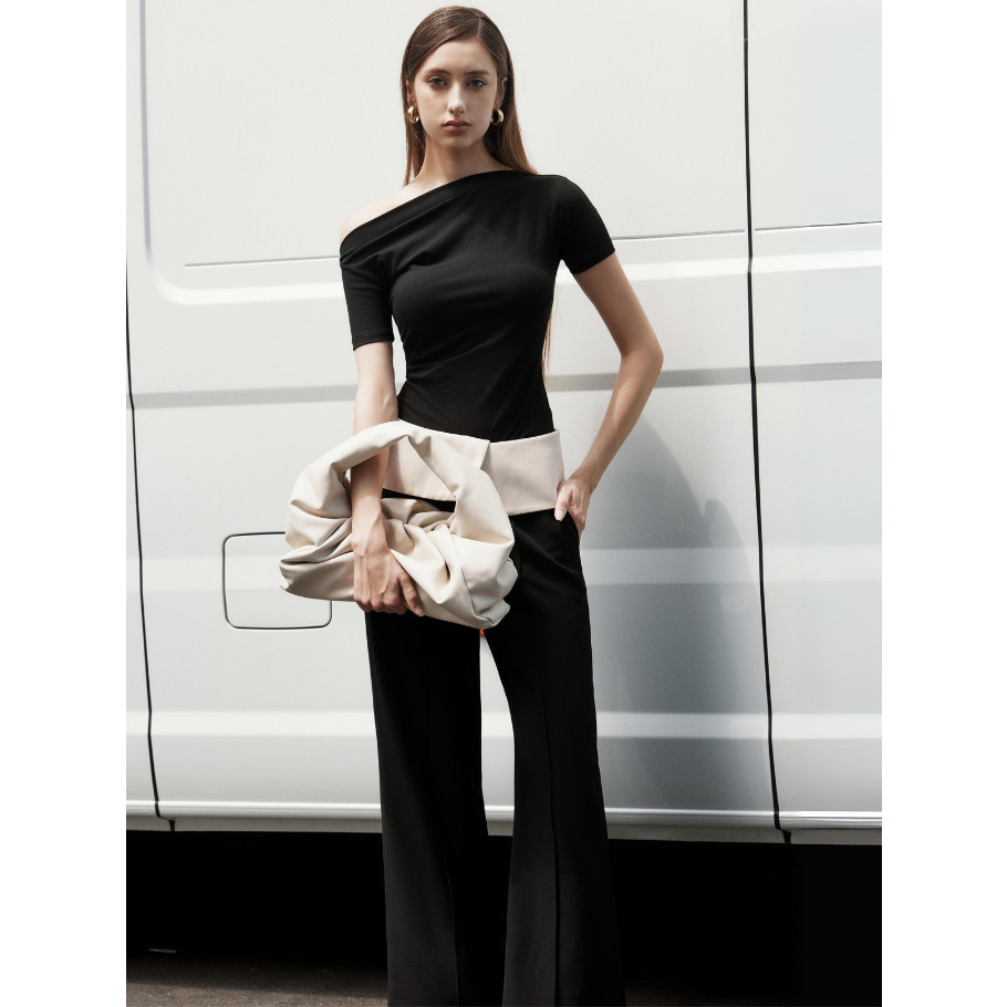 Coco Sin - Áo Kiểu Nữ Lệch Vai Thun Bestseller