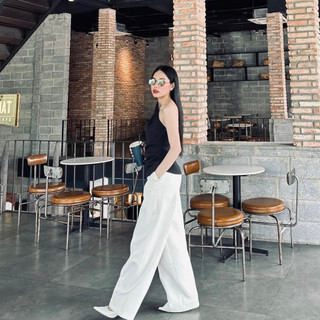 COCO SIN - Áo Đen Sát Nách Lệch Vai