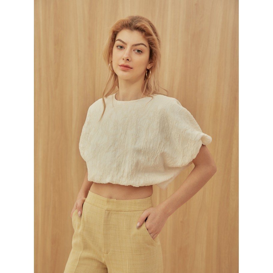 COCO SIN - Áo Croptop Tay Phồng