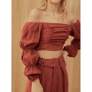 COCO SIN - Áo Croptop Cam Tay Lỡ