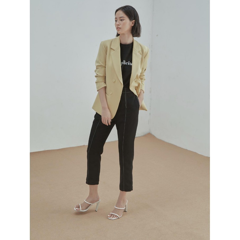 COCO SIN - Áo Blazer Vàng Pastel
