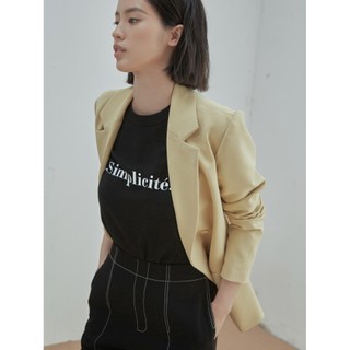COCO SIN - Áo Blazer Vàng Pastel