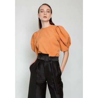 COCO SIN - Áo Cam Camel Tay Phồng
