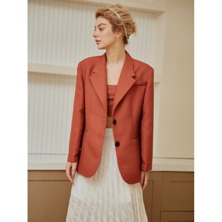 COCO SIN - Áo Blazer Oversize Cam Đất