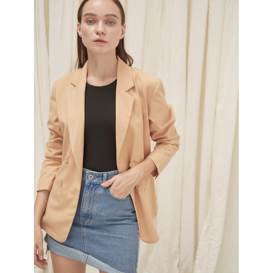 COCO SIN - Áo Blazer Nâu
