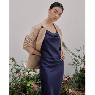 COCO SIN - Áo Blazer Nâu Đậm