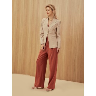 COCO SIN - Áo Blazer Kem