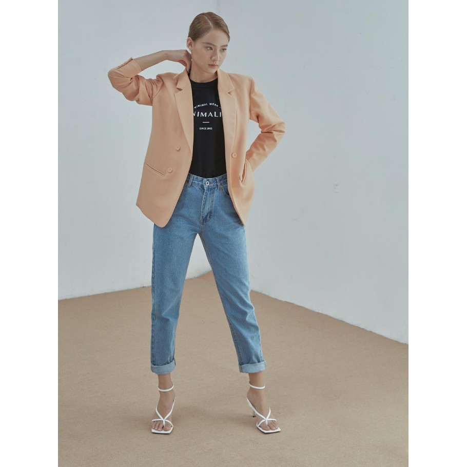 COCO SIN - Áo Blazer Cam Pastel