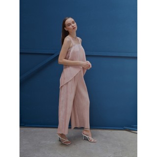 COCO SIN - Áo 2 Dây Dập Ly Hồng Pastel
