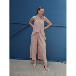 COCO SIN - Áo 2 Dây Dập Ly Hồng Pastel