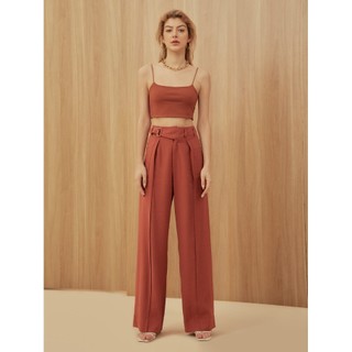 COCO SIN - Áo 2 Dây Cam Croptop
