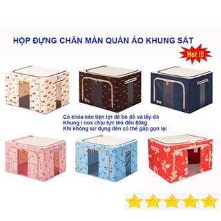 TÚI VẢI KHUNG SẮT ĐỰNG/ XẾP GỌN QUẦN ÁO,