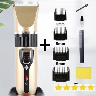 Tông Đơ Cắt Tóc - Máy Hớt Tóc REACHAR Mạnh Mẽ Tặng Kèm 9 Phụ Kiện Cao Cấp_1 đổi 1 trong 30 ngày