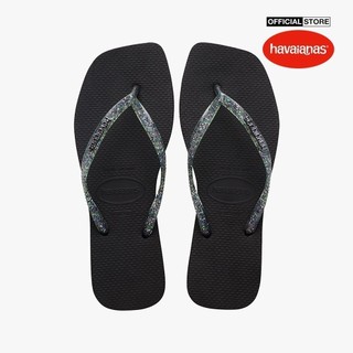 HAVAIANAS - Dép kẹp nữ Slim Square Logo Metallic 4148257-0090