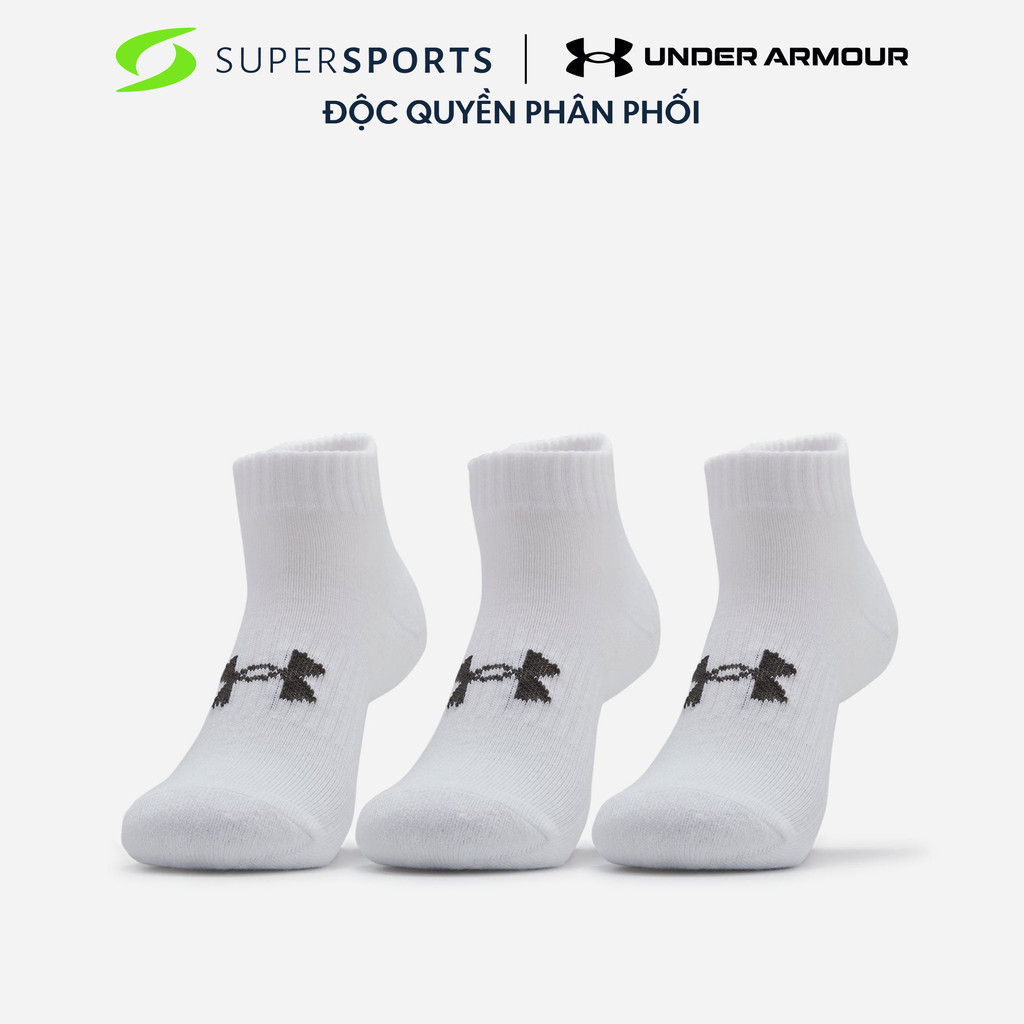 Vớ thể thao unisex Under Armour Under Armouracc Core Locut 3Pk - 1361574-100