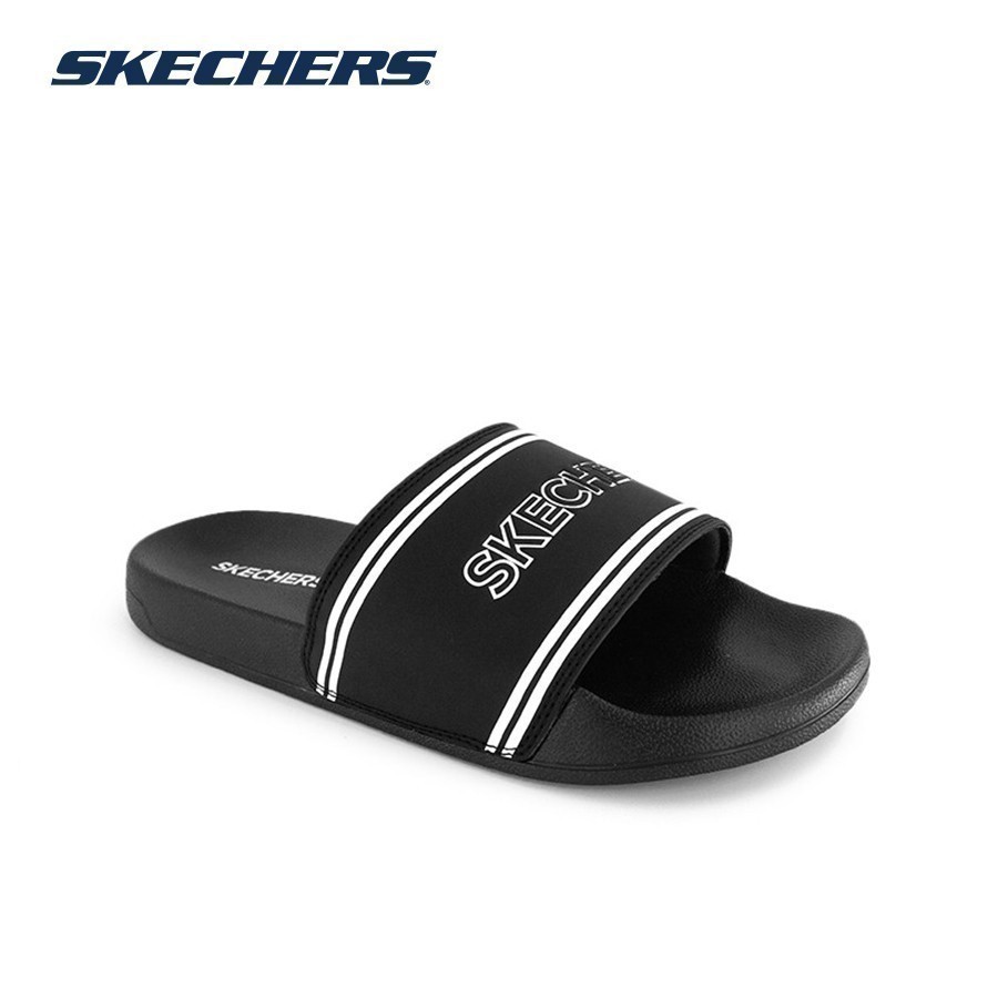 Nhập SSP150K5 - Giảm 150K Đơn 1TR - Dép quai ngang Nam SKECHERS - 8790073-BKW