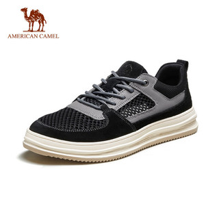AMERICANCAMEL Giày Thể Thao Phối Lưới Thoáng Khí Thời Trang Mùa Hè 2023 Mới Cho Nam