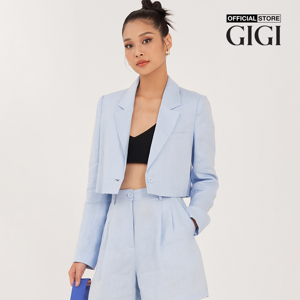 GIGI - Áo blazer nữ tay dài phom croptop hiện đại G1403B212620-24