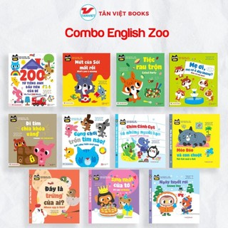 Sách - combo bộ sách english zoo song ngữ 11 cuốn - tân việt