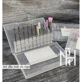 Set đầu mài da cao cấp,đầu mài da nga cao cấp, đầu mài khoé, phụ kiện làm móng