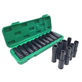 Bộ 10 đầu khẩu, đầu túyt Cao Cấp dùng cho máy siết bulong 1/2 8-24mm