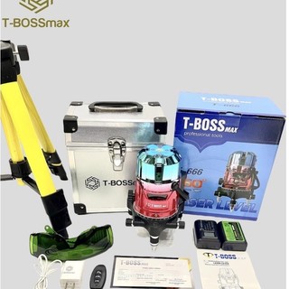 MÁY CÂN BẰNG LASER T-BOSS 666 CHÍNH HÃNG - 5 TIA XANH SIÊU SÁNG