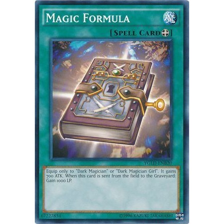 [ Bài Yugioh Chính Hãng ] Magic Formula - YGLD-ENB20 - Common Unlimited