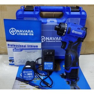 Máy chuyên vít, bắn vít pin Navara 7001B không chổi than, pin 4cell