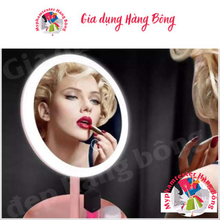 Gương trang điểm có đèn led dùng điện sạc