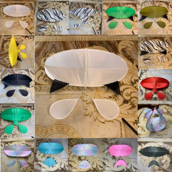 Diều sáo mini giá rẻ 2m diều sáo lắp ghép giá rẻ 2m 3m 2m5 - đặt là ship ngay - Thành diều sáo