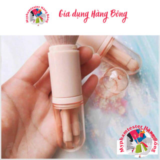 Set cọ trang điểm mini 4in1 cho bạn gái