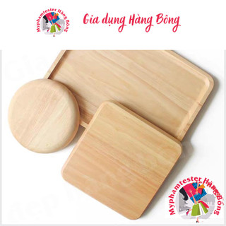 Khay gỗ tre tròn sang chảnh