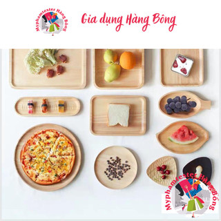 Khay gỗ tre tròn sang chảnh
