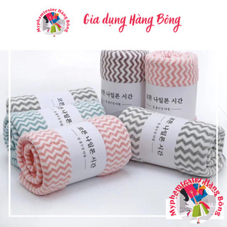 Khăn mặt kẻ siêu mềm siêu hút xuất Hàn