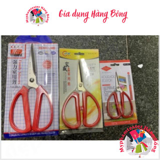 Kéo cắt thức ăn cán nhựa đỏ cực sắc bén 3 cỡ