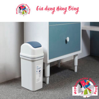 Thùng rác nắp lật hiro 10L