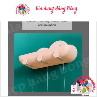 Kệ để đồ đám mây dính cường lực