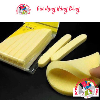 Túi 12 miếng rửa mặt bọt biển