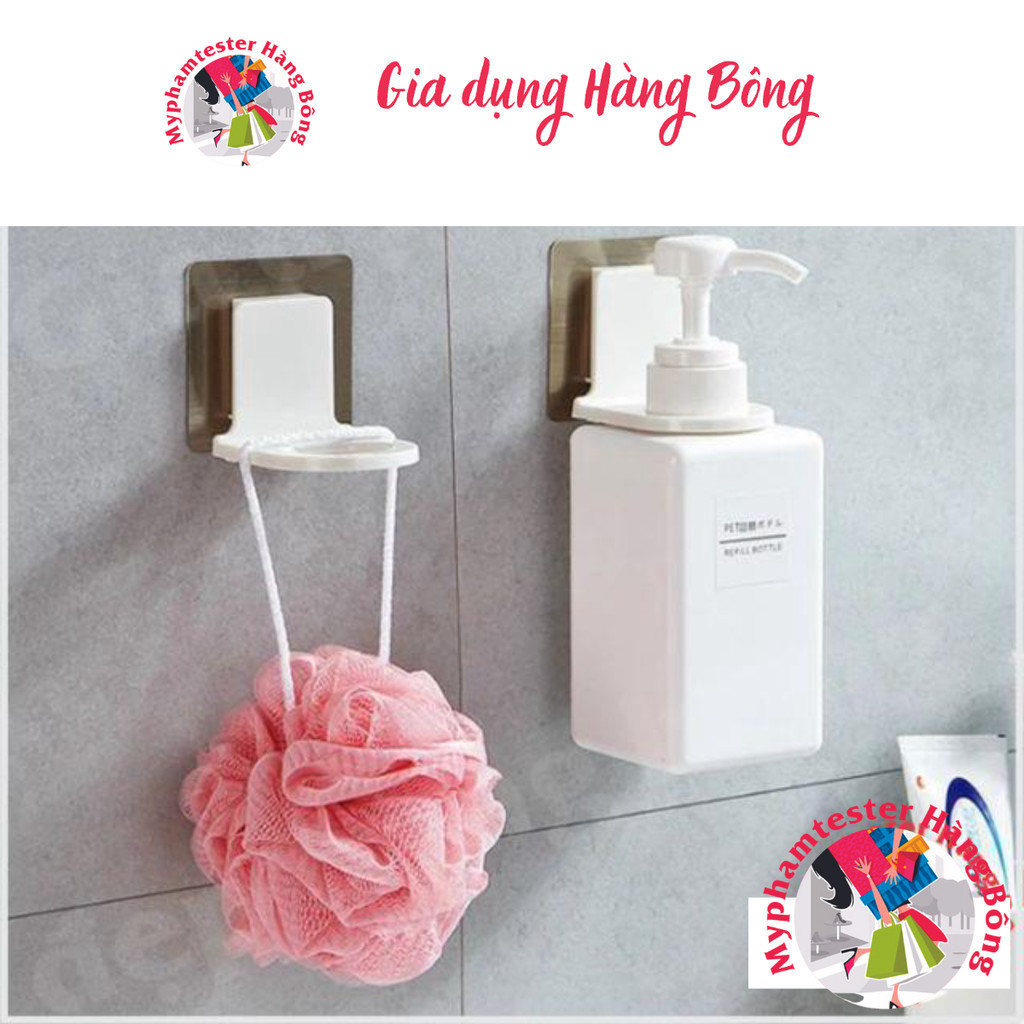 Giá treo bình dầu dán cường lực