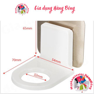 Giá treo bình dầu dán cường lực